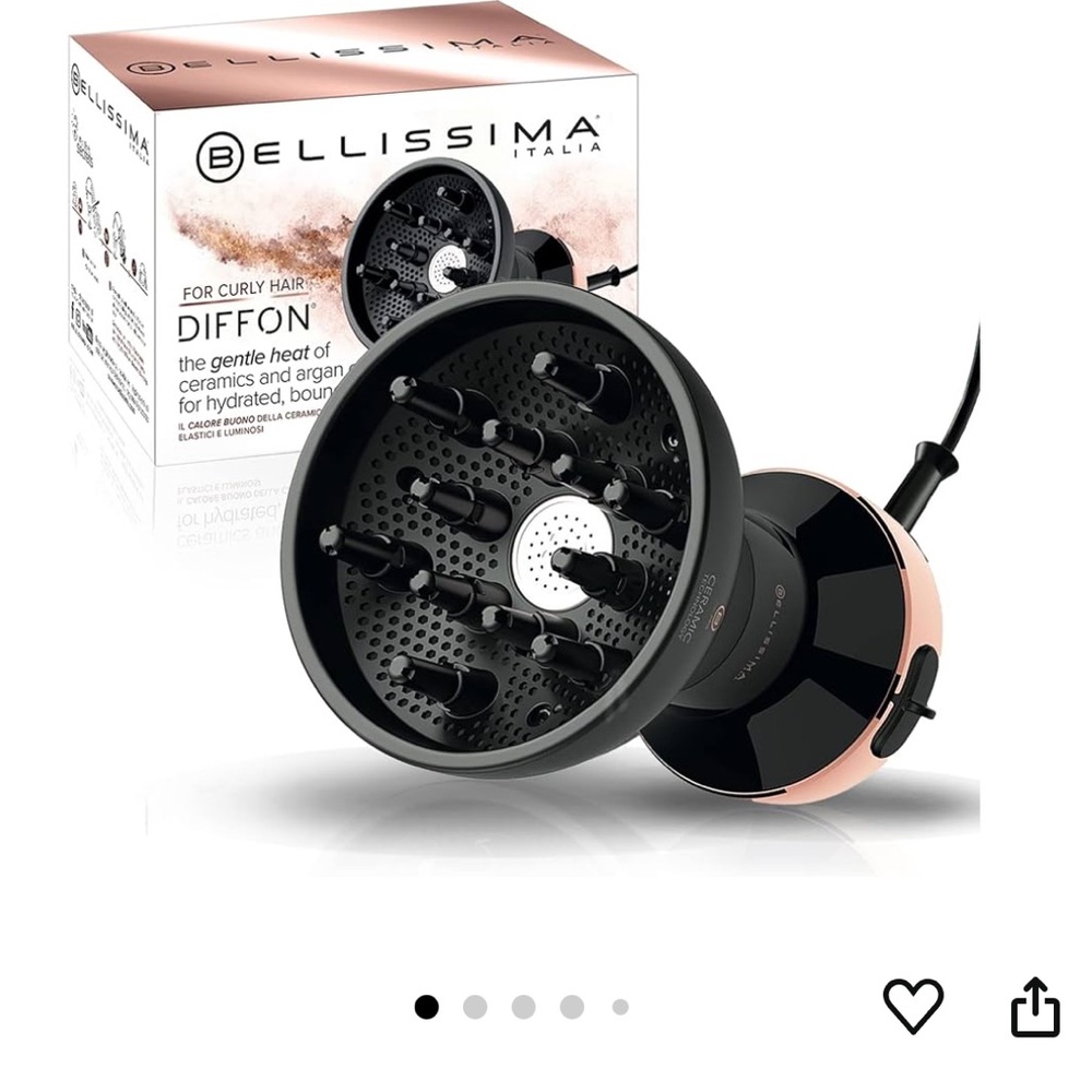 Bellissima  DF1 5000 Ceramic - Lightweight Diffuser & Curly Hair Dryer